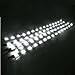 Cutequeen 30cm LED Car Flexible Waterproof Light Strip White (pack of 4)