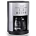 Xshuai 12-Cup Digital Thermal Coffee Maker Programmable Coffeemaker, Polished Stainless Steel Coffee Machine, Silver