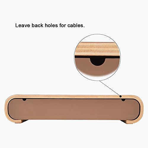 image for Computer Monitor Stand SAMDI Monitor Riser With Desk Organizer Storage