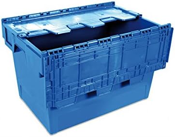 Tayg M235714 Euroboxes with lid for Storage and Transport mod. 6434-T, 600x400x340 mm, Blau