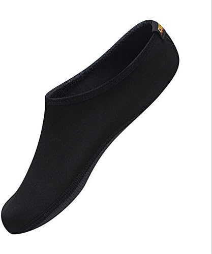 FUBINGSPORTS Non-Slip Comfortable Portable Men And Women Outdoor Diving Shoes Diving Socks Snorkeling Socks Swimming Socks Seach Socks (Black, Small)
