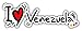 I Love Venezuela Travel Car Bumper Sticker Decal 8