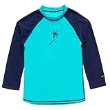 Attraco Girl's Rash Guard Swimsuit Sun Protective Shirts Rashguard Tops UPF 50+