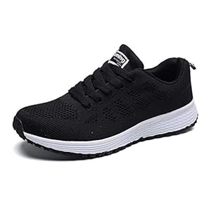 Minbei Dames Sneakers Lichtgewicht Ademend Hardloopschoenen voor Womens Zwart Blauw Wit Paars Roze
