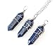 Natural Lapis Lazuli Necklace Healing Crystal Reiki Chakra Cut 18-20 Inch Gemstone Pendant Necklace (1pc) Great Gift #GGP-E2