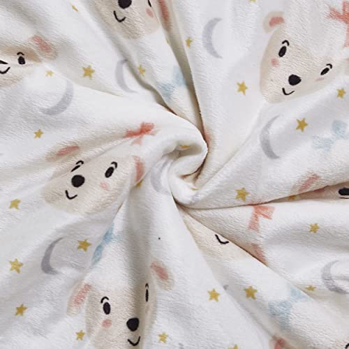 Mon Lapin Baby Blanket Super Plush Receiving Blanket for Boy or Girl