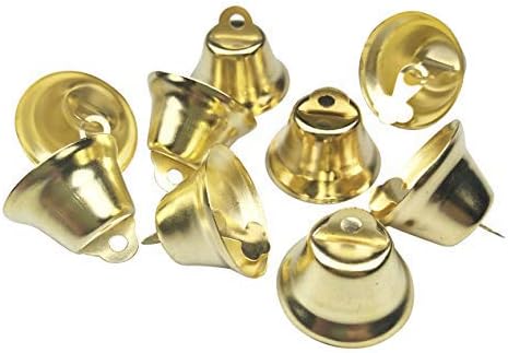 Amazon.com: 60PCS 26mm/1inch Gold Bells 