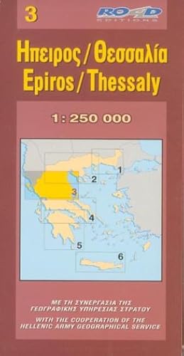 Download Carte routière : Epiros - Thessaly, N° 3 (en anglais) PDF