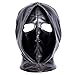 Leather Bondage Mask, Black Full Face Breathable Restraint Head Hood, Sex Toys, for Unisex Adults Couples, BDSM/LGBT Halloween Masquerade Mask