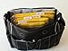 sugarSNAP Files A Set of 5 Mesh Diaper Bag Organizer Inserts (Gray+Yellow)