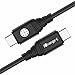 USB C to USB C Cable, iOrange-E Stepped USB Tpye C to Type C 6.6ft Braided Cable for Nexus 6P, Nexus 5X, Onplus 2, LG G5, Lumia 950, Nokia N1 Tablet, Apple Macbook 12 inch, Pixel and More, Black