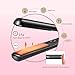 Jinri Professional Hair Straightener 1 Inch Ceramic Titanium Flat Iron Fast Heating with Auto Shut Off LED Digital Display & Anti Scald 3D Floating Plate (Black)
