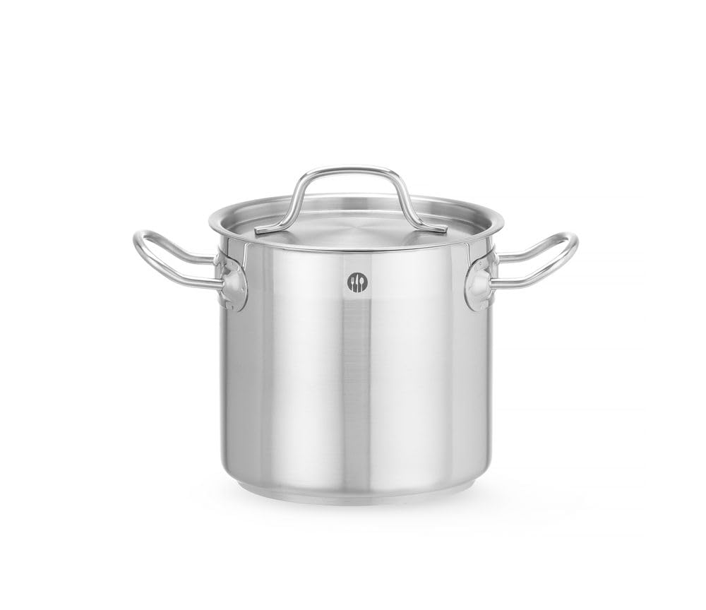 HENDI Stew pan high, with lid, Profi Line, ⌀160x(H)150 mm, 3 L