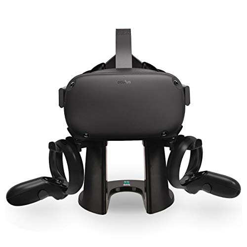 Hurricanes VR Stand Headset Display Holder and Controller Mount Station for Oculus Rift S / Oculus Quest Headset and Touch Controllers VR Accessories