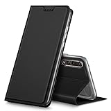Huawei P20 Pro case, KuGi Huawei P20 Pro case, ultra-thin DD style PU Cover + TPU Back stand Case For Huawei P20 Pro smartphone(Black)