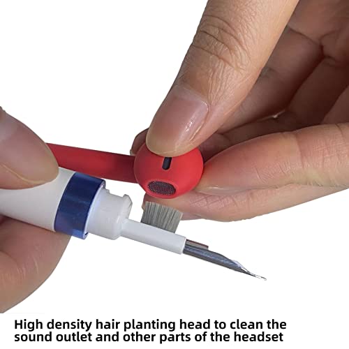 Earbud Cleaning Pen，Headphone Cleaning Pen for Multi-Function Cleaner Kit Soft Brush for Bluetooth Headphone Cleaning Pen Set Tool for Lego Huawei Samsung Mi Earbuds