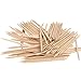 KINGMAS 100 Pcs Orange Wood Nail Sticks, Double Sided Cuticle Pusher, Multi Functional Nail Remover Cleaning Tool, Can also be used as Eye Brow Wooden Wax Sticks