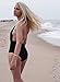zeraca Women's Sexy Deep Plunge Backless High Waisted One Piece Swimsuits (S6, Black)
