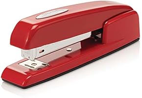 Swingline Stapler, 747 Iconic Desktop Stapler, 25 Sheet Capacity, Rio Red (74736)