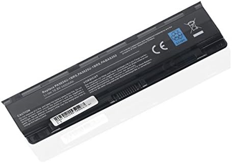 Laptop Battery PA5024U-1BRS for Toshiba PA5023U-1BRS PA5025U-1BRS PA5026U-1BRS PABAS259 PABAS260 PABAS261 PABAS262 Satellite C800 L805 L850 Series (10.8V 4400mAh Li-ion)