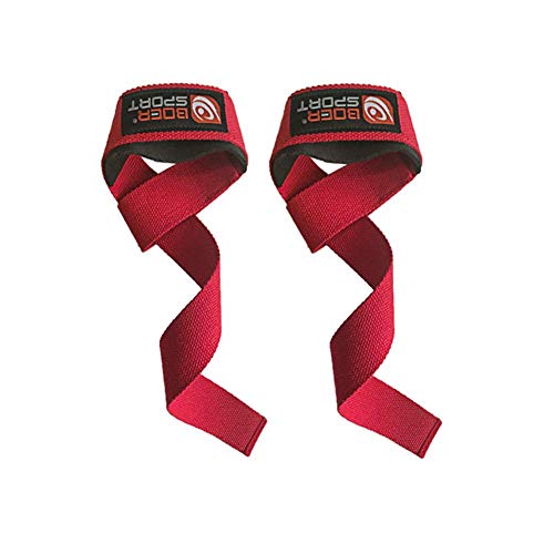 sweet dream Weight Lifting Straps 1 Pair Sports Protective Gear Fitness Non-Slip Tensile Grip for Weightlifting Cross Training Workout Gym