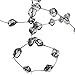 Kurt Adler 6' Plastic Ice Wire Clear Garland (Clear, 1 Pack)