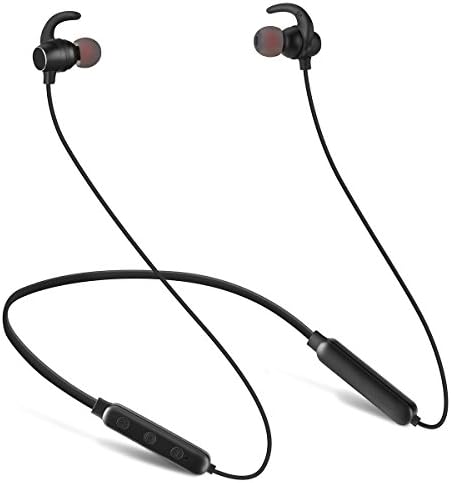 Bluetooth Headphones Wireless Headphones Sports Earphones Sweatproof Earbuds Deep Bass HiFi Stereo 8 Hours Playtime Noise Cancelling Headsets by LOSEI
