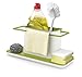 Joseph Joseph 85049 Sink Caddy Kitchen Sink Organizer Sponge Holder Dishwasher-Safe, Large, Green