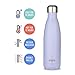 MIRA Stainless Steel Vacuum Insulated Water Bottle | Leak-proof Double Walled Cola Shape Bottle | Keeps Drinks Cold for 24 hours & Hot for 12 hours (Lavender Violet, 25 oz (750 ml, 0.8 qt))