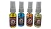 Blunteffects 100% Concentrated Air Freshener Car/Home Spray (4 Assorted Scents)