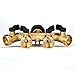 Glorden Heavy Duty Brass 4 Way Hose Manifold Garden Hose Splitter Connector with Comfort Grip