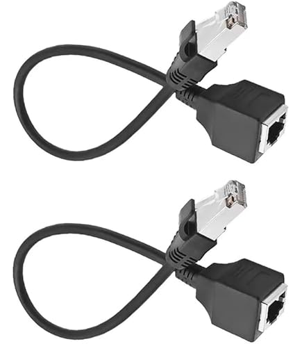 Keisnoaja Cable De Extensión Ethernet RJ45 Macho A Hembra