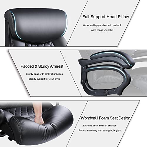 BOWTHY Big and Tall Office Chair 400lbs Heavy Duty Ergonomic Computer