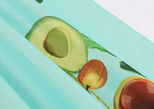 Women Vintage Printing Avocado Sleeveless Camisole Casual Party Dress Toponly - Thumbnail 4