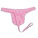 TIAOBU US Mens Strap O Ring Thong Brief Underwear (Pink)