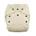 Thirsties Snap Natural Newborn Bamboo Fitted Cloth Diaper, Fin