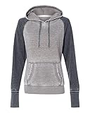 J. America - Ladies' Zen Fleece Raglan Sleeve Hooded Sweatshirt - 8926