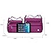 Waterproof Nylon Shoulder Crossbody Bags - Adjustable Shoulder Strap Handbag Multiple Zippered & Elastic Pockets + Organizer fors Wallet, Passport, Boarding Pass, Water Resistant