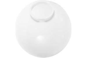 Levemolo Outdoor Globe Lamp Shade 10 Inch Acrylic Replacement Cover for Wall and Fence Lighting Fixtures