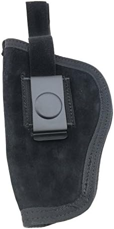 Black Concealed Waistband Hostler Perfect for Ambidextrous, Inside the Belt Gun Carrier for Smith &amp; Wesson .39-.59 Autos, Amish Made Nylon makes best comfy belt holster