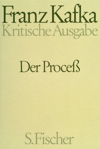 Der Process [sic] (Schriften, Tagebücher, Briefe / Franz Kafka) (German Edition)