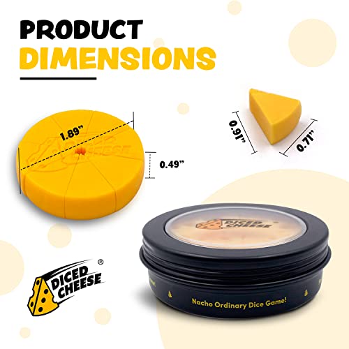 Diced Cheese Game Easy FamilyFriendly Party Games Dice Games for