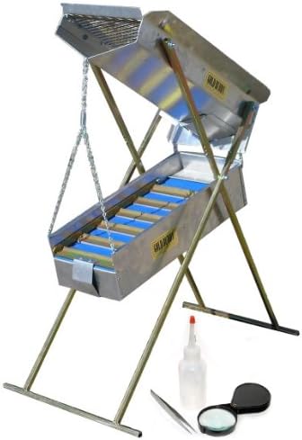 Gold Buddy Pony Drywasher with Snuffer Bottle, Tweezers, Magnifier - Gold Mining Equipment
