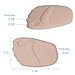 2 Pairs Metatarsal Pads for Women Forefoot, Non-Slip Ball of Foot Cushion Insert Used with High Heel, Running Shoes, Sandals to Pain Relief (Skin+Black)