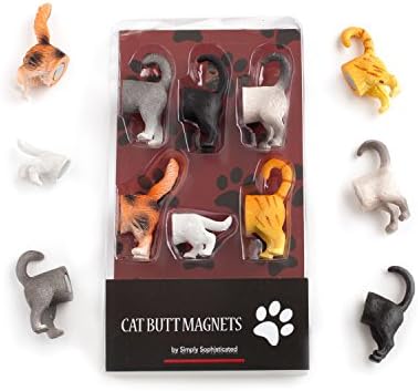 Cat Butt Refrigerator Magnets for Cat Lovers Home and Office Decorations