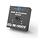 Goronya True 4K HDMI Switch, 2 Ports Bi-Directional Switch 2x1 1x2 HDMI Hub Supports 4K@60HZ Ultra HD, 1080P, 3D and HDCP Pass Through