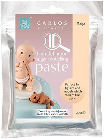 Squires Kitchen Carlos Lischetti HD Beige Sugar Modelling Paste 200g