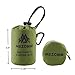 Mezonn Emergency Sleeping Bag Survival Bivy Sack Use as Emergency Blanket Lightweight Survival Gear for Outdoor Hiking Camping Keep Warm After Earthquakes, Hurricanes and Other disasters