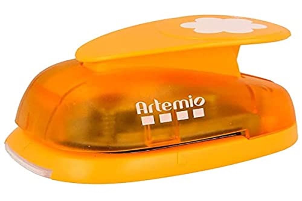 Artemio 3.5 cm Flower Lever Punch, Orange