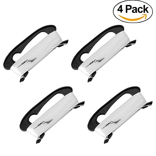 kizh Kite Handle with Line, 328 ft Kite String 4 Pack Total 1300ft Kite With Connector Spool Line Winder Professional Outdoor Kite Accessories